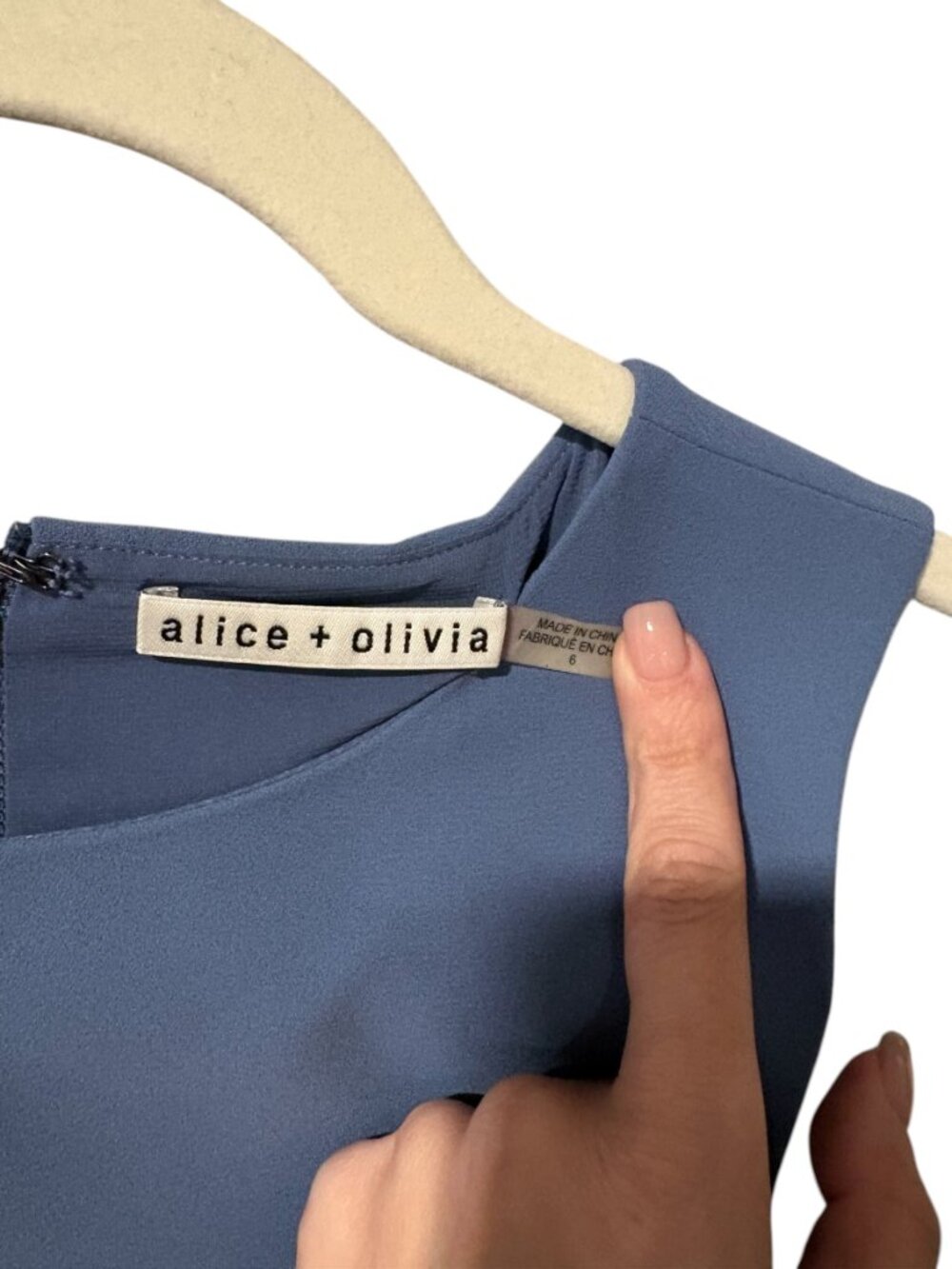 Alice + Olivia Clive Asymmetric Ruffle Dress - Picture 5 of 7